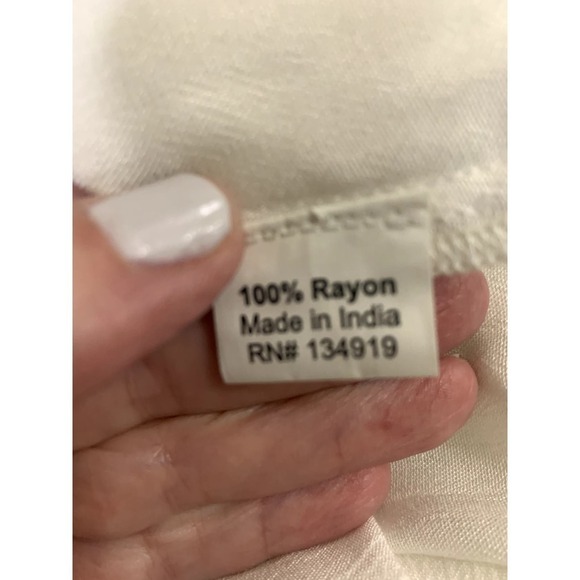 NWT Anandas Collection multimedia top, extra large, tiered, bohemian, hippie - Picture 7 of 9